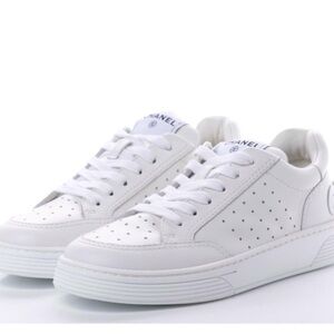 Chanel white sneakers